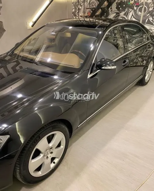 Mercedes S 500 2007 Black Used for Sale - 3