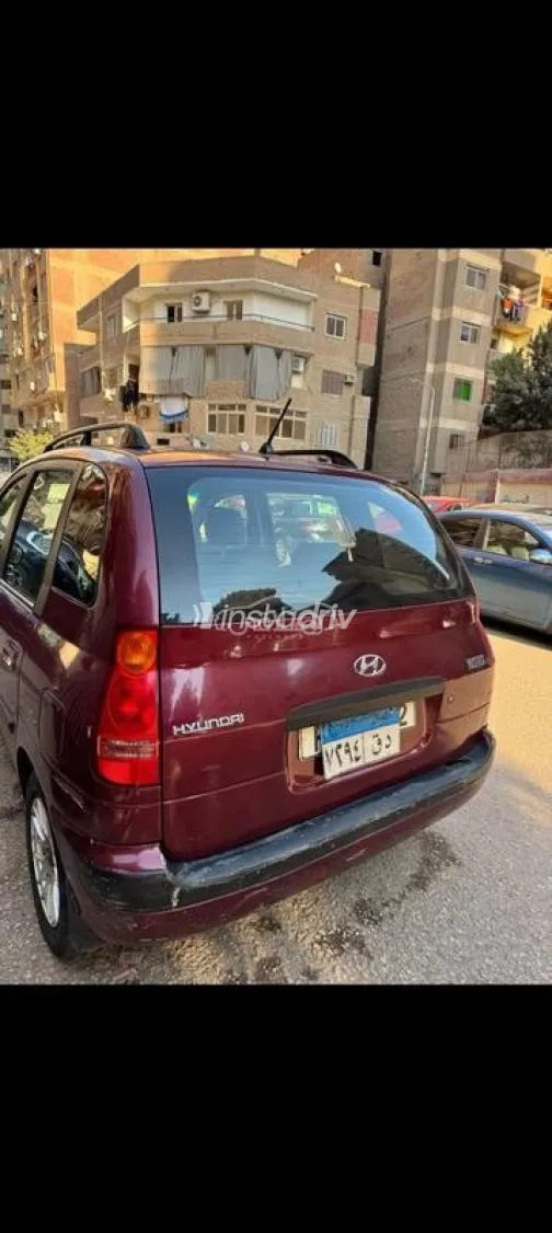 هيونداي ماتريكس 2008 أحمر غامق مستعملة للبيع - 2