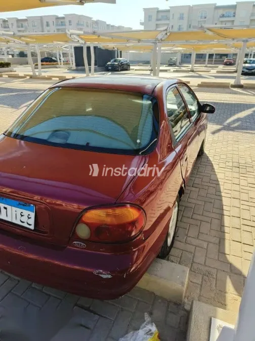 Kia Sephia 2000 Burgundy Used for Sale - 3