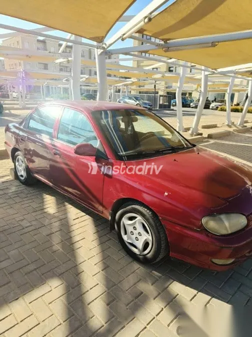 Kia Sephia 2000 Burgundy Used for Sale - 4