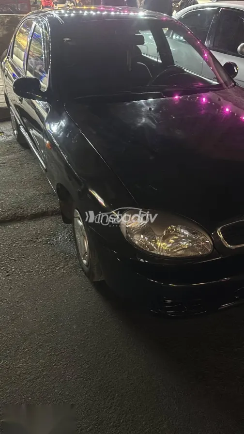 دايو لانوس 2001 أسود مستعملة للبيع - 2