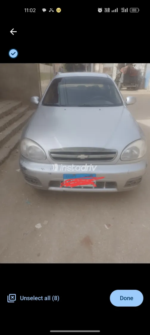 شيفروليه لانوس 2010 أبيض مستعملة للبيع - 7