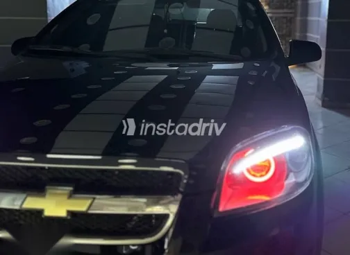 شيفروليه افيو 2010 أسود مستعملة للبيع - 5