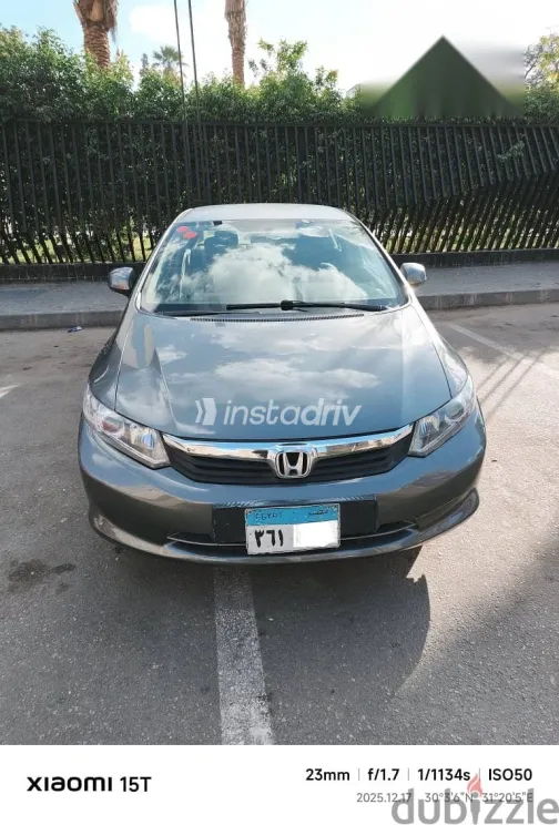 هوندا سيفك 2012 رمادي مستعملة للبيع - 3