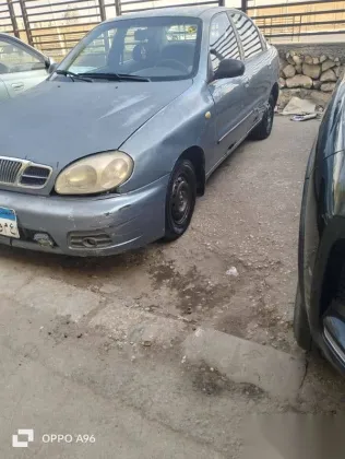 دايو لانوس 2007 أزرق غامق مستعملة للبيع