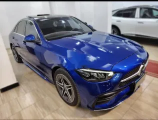 مرسيدس C 180 2023 أزرق غامق مستعملة للبيع