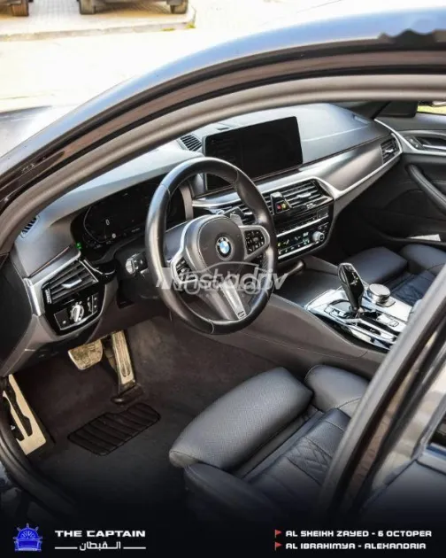 بي ام دبليو 530 2023 أسود مستعملة للبيع - 2