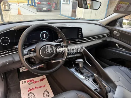 هيونداي إلنترا سى ان 7 2021 أبيض مستعملة للبيع - 3