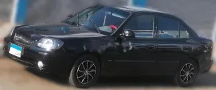 هيونداي فيرنا 2010 أسود مستعملة للبيع