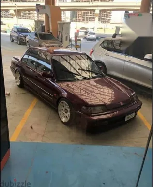 هوندا سيفك 1991 أحمر مستعملة للبيع