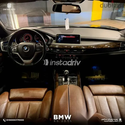 بي ام دبليو X5 2015 أسود مستعملة للبيع - 2
