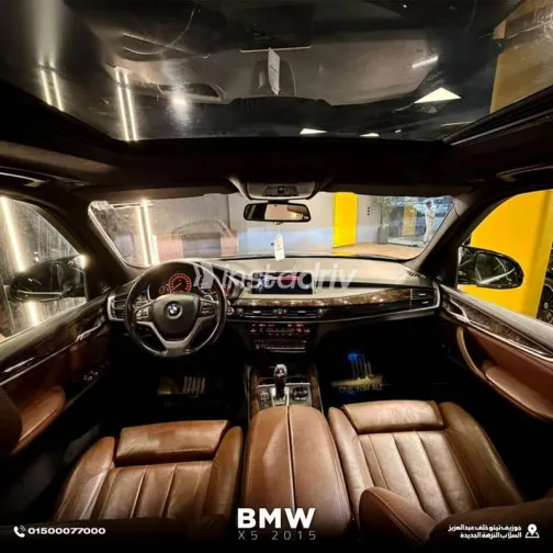 بي ام دبليو X5 2015 أسود مستعملة للبيع - 3