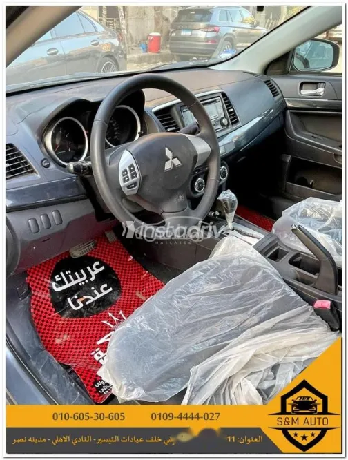 ميتسوبيشي لانسر 2015 فضي مستعملة للبيع - 3