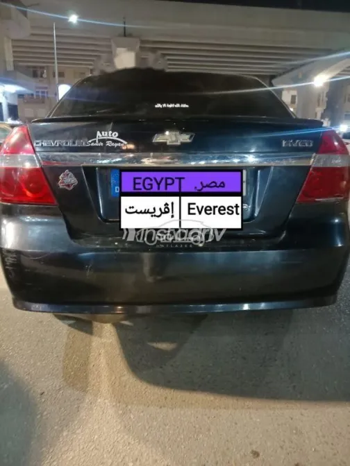 شيفروليه افيو 2019 أسود مستعملة للبيع - 1