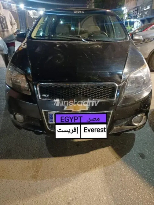 شيفروليه افيو 2019 أسود مستعملة للبيع - 3