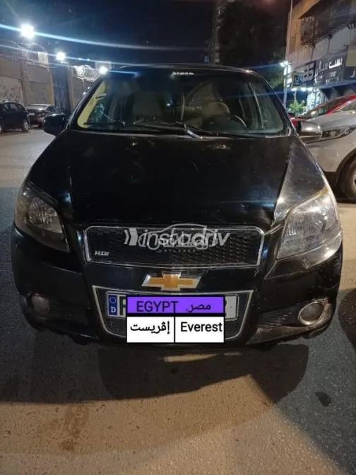 شيفروليه افيو 2019 أسود مستعملة للبيع - 4