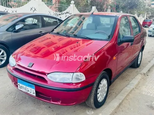 فيات سينا 2001 أحمر غامق مستعملة للبيع - 2