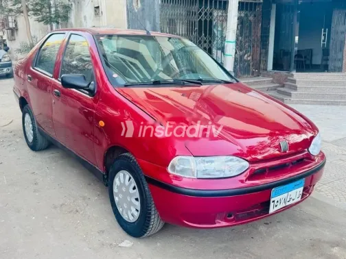 فيات سينا 2001 أحمر غامق مستعملة للبيع - 3