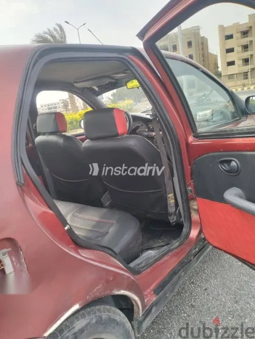 فيات سينا 2001 أحمر مستعملة للبيع - 7