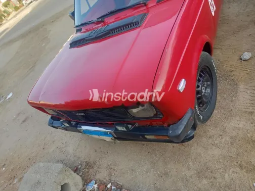 فيات 128 1980 أحمر مستعملة للبيع - 2