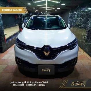رينو كادجار 2018 أبيض مستعملة للبيع