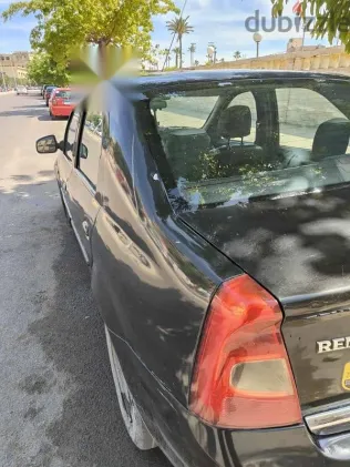 رينو لوجان 2012 أسود مستعملة للبيع