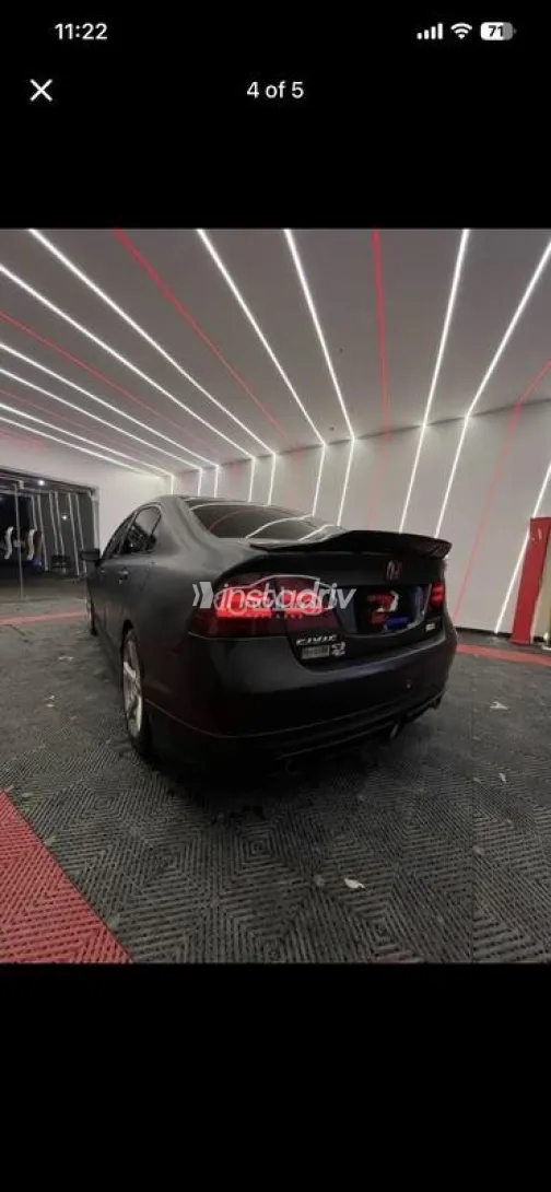 Honda Civic 2009 Black Used for Sale - 4