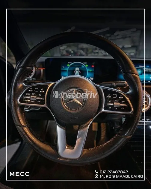 مرسيدس A 180 2021 أسود مستعملة للبيع - 2