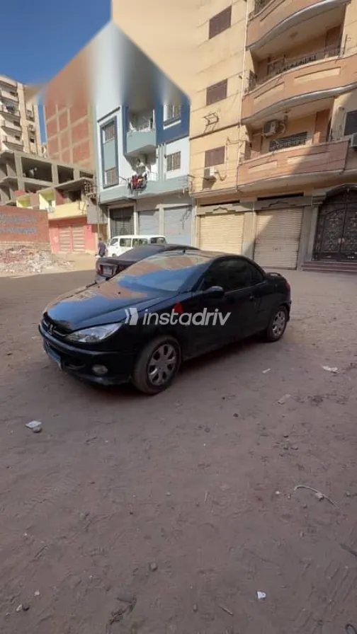 بيجو 206 2005 أسود مستعملة للبيع - 6