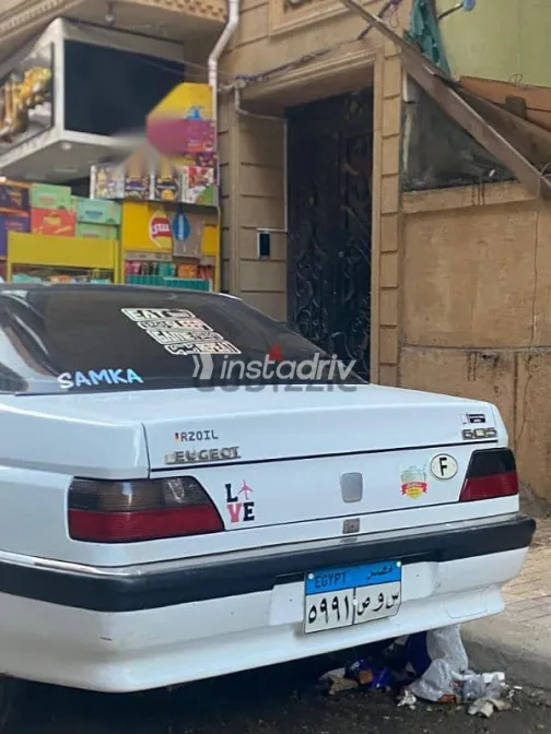 بيجو 605 1994 أبيض مستعملة للبيع - 1