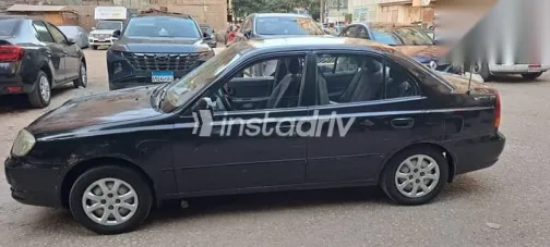 هيونداي فيرنا 2009 أسود مستعملة للبيع - 2