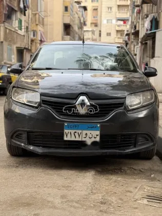 رينو لوجان 2017 رمادي غامق مستعملة للبيع