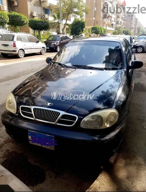 دايو لانوس 2001 أسود مستعملة للبيع - 6