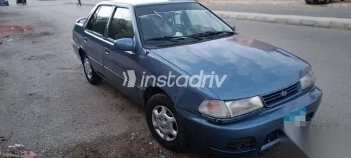 هيونداي اكسيل 1996 أزرق غامق مستعملة للبيع - 1