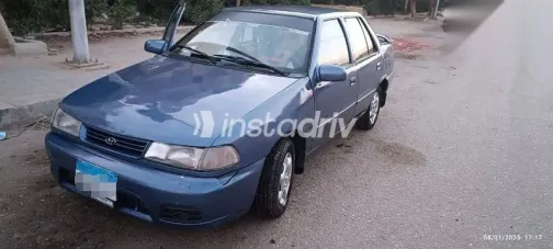 هيونداي اكسيل 1996 أزرق غامق مستعملة للبيع - 6