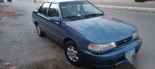 هيونداي اكسيل 1996 أزرق غامق مستعملة للبيع