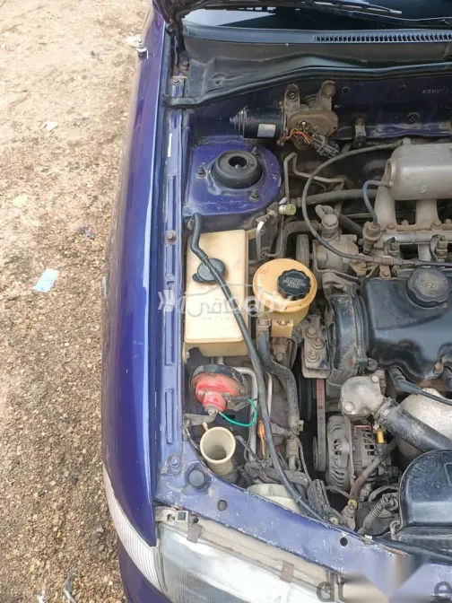 هيونداي اكسنت 1995 أزرق غامق مستعملة للبيع - 8