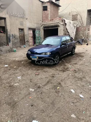 هيونداي اكسنت 1995 أزرق غامق مستعملة للبيع