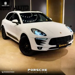 بورش ماكان 2018 أبيض مستعملة للبيع