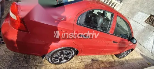 شيفروليه افيو 2009 أحمر مستعملة للبيع - 6