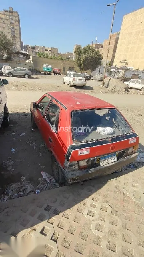 سكودا فيفوريت 1994 أحمر مستعملة للبيع - 5