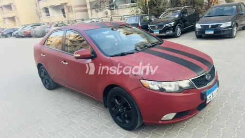 Kia Forte 2009 Dark Red Used for Sale - 1