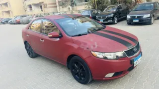 Kia Forte 2009 Dark Red Used for Sale