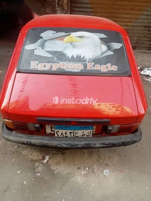 فيات 127 1976 أحمر مستعملة للبيع - 6