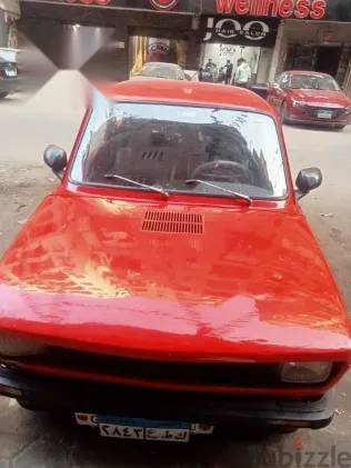 فيات 127 1976 أحمر مستعملة للبيع