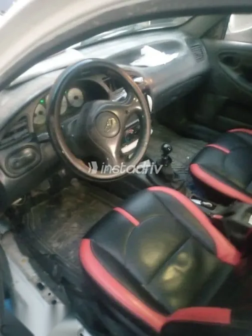 دايو لانوس 2001 أبيض مستعملة للبيع - 3