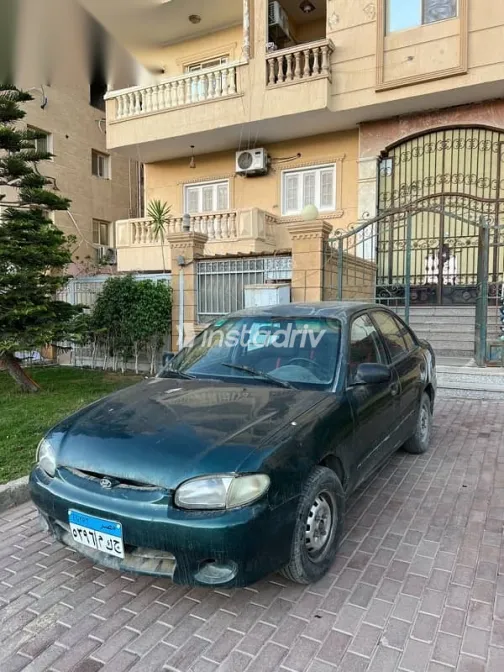 هيونداي اكسنت 2000 أخضر مستعملة للبيع - 2