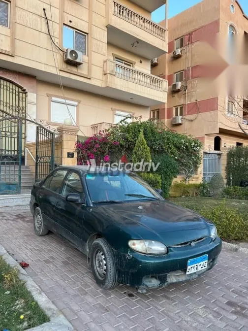 هيونداي اكسنت 2000 أخضر مستعملة للبيع - 3