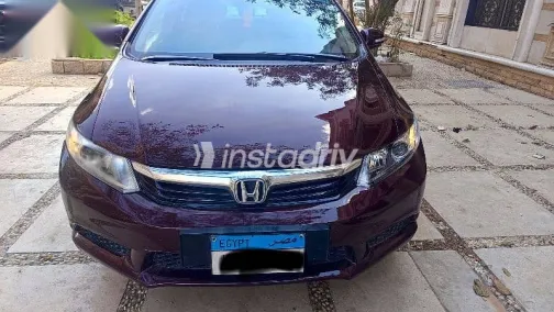 Honda Civic 2013 Burgundy Used for Sale - 4