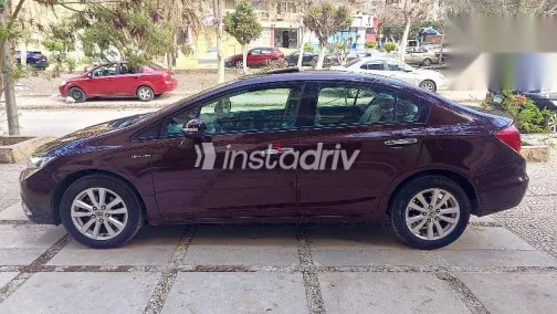 Honda Civic 2013 Burgundy Used for Sale - 6